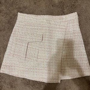 Pink Tweed Skirt